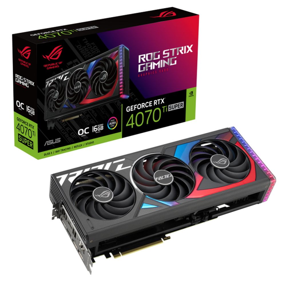 Видеокарта ASUS ROG-STRIX-RTX4070TIS-O16G-GAMING - купить в X-PC, цена на Мегамаркет