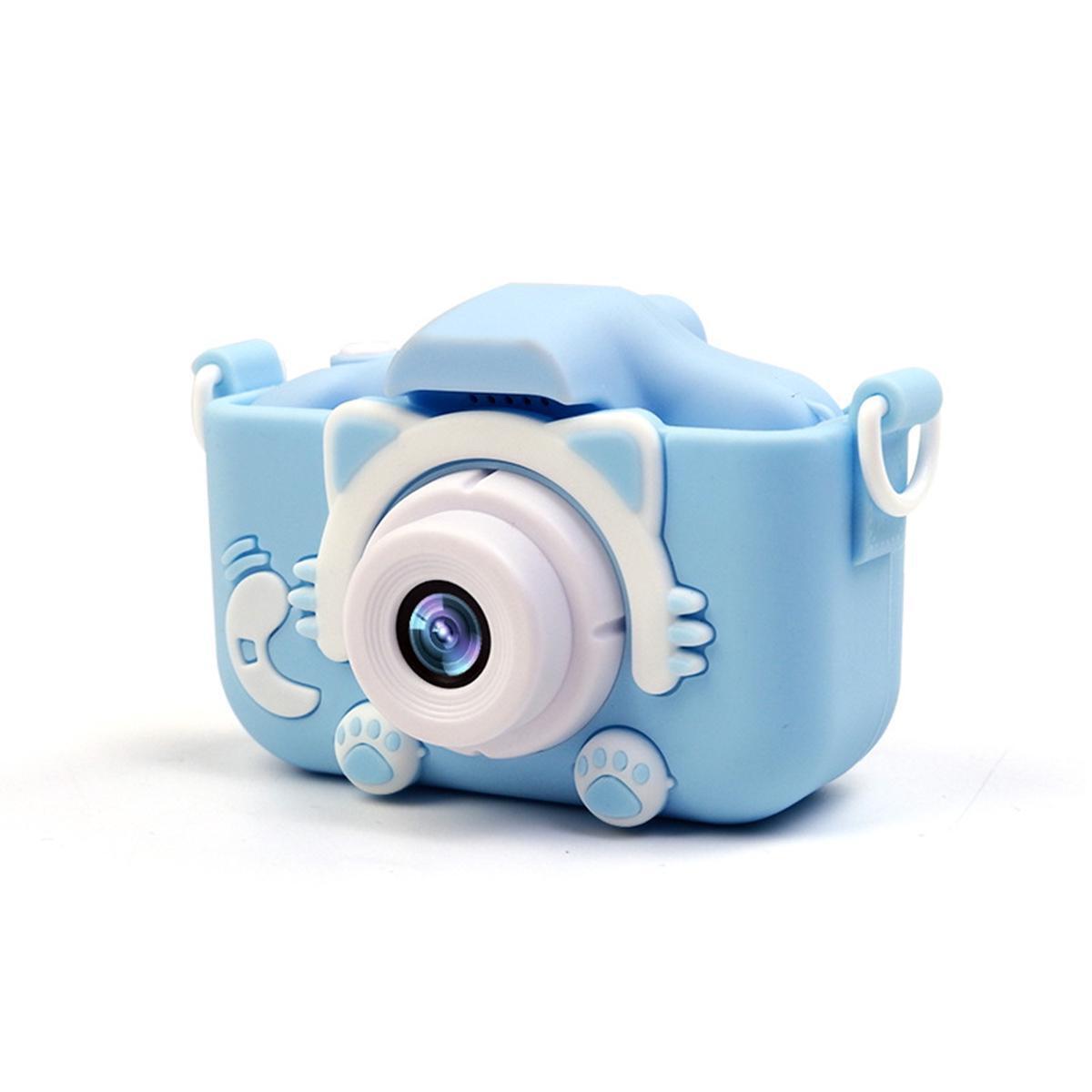 Купить детский цифровой фотоаппарат XPX Kitty Х2С с играми , голубой, цены на Мегамаркет | Артикул: 600005118883