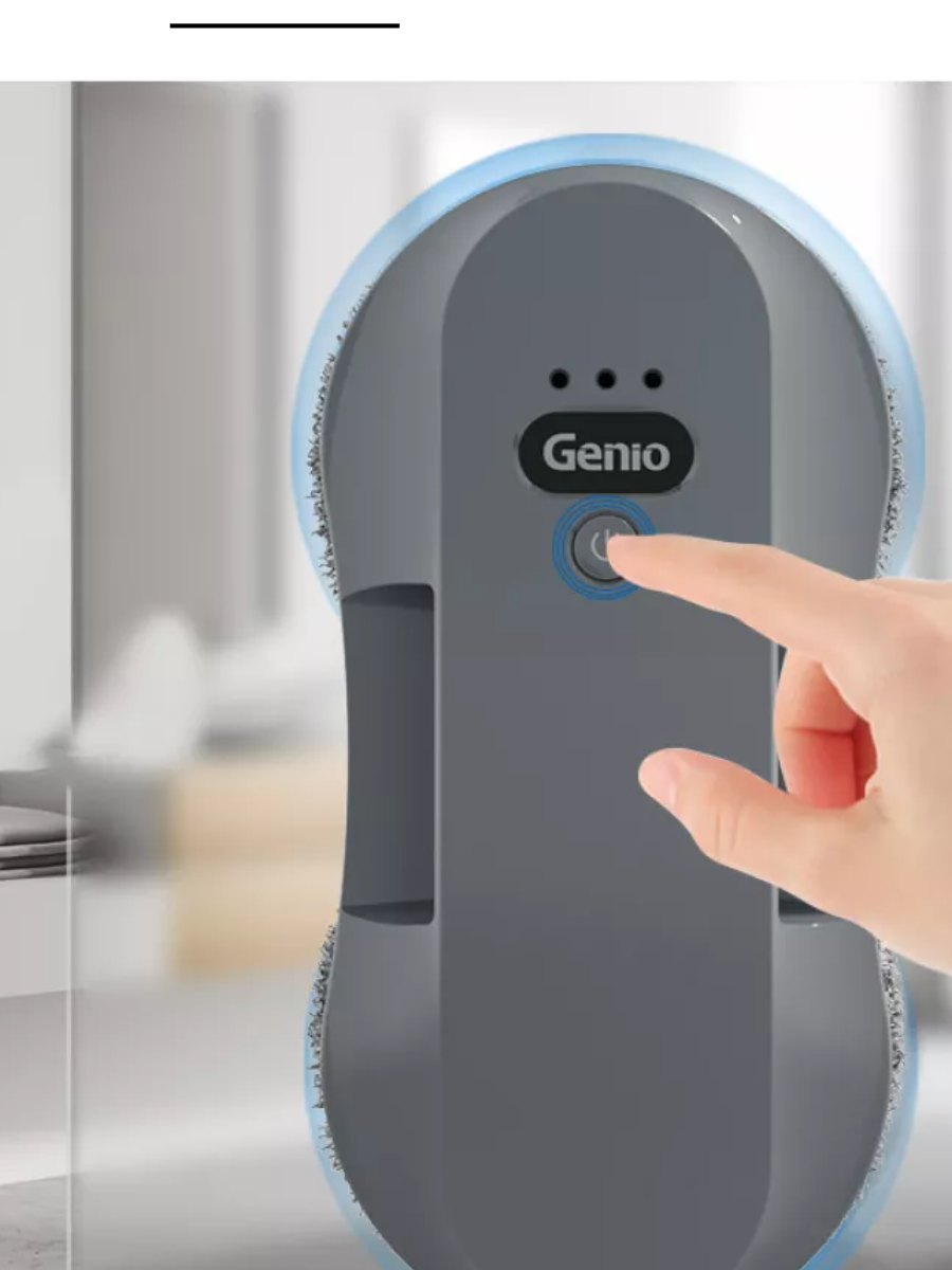 Genio windy w220. Робот для мытья окон Genio. Genio пылесос Magic Wash t10 Pro размер зарядной станции. Фото мойщика окон Genio.