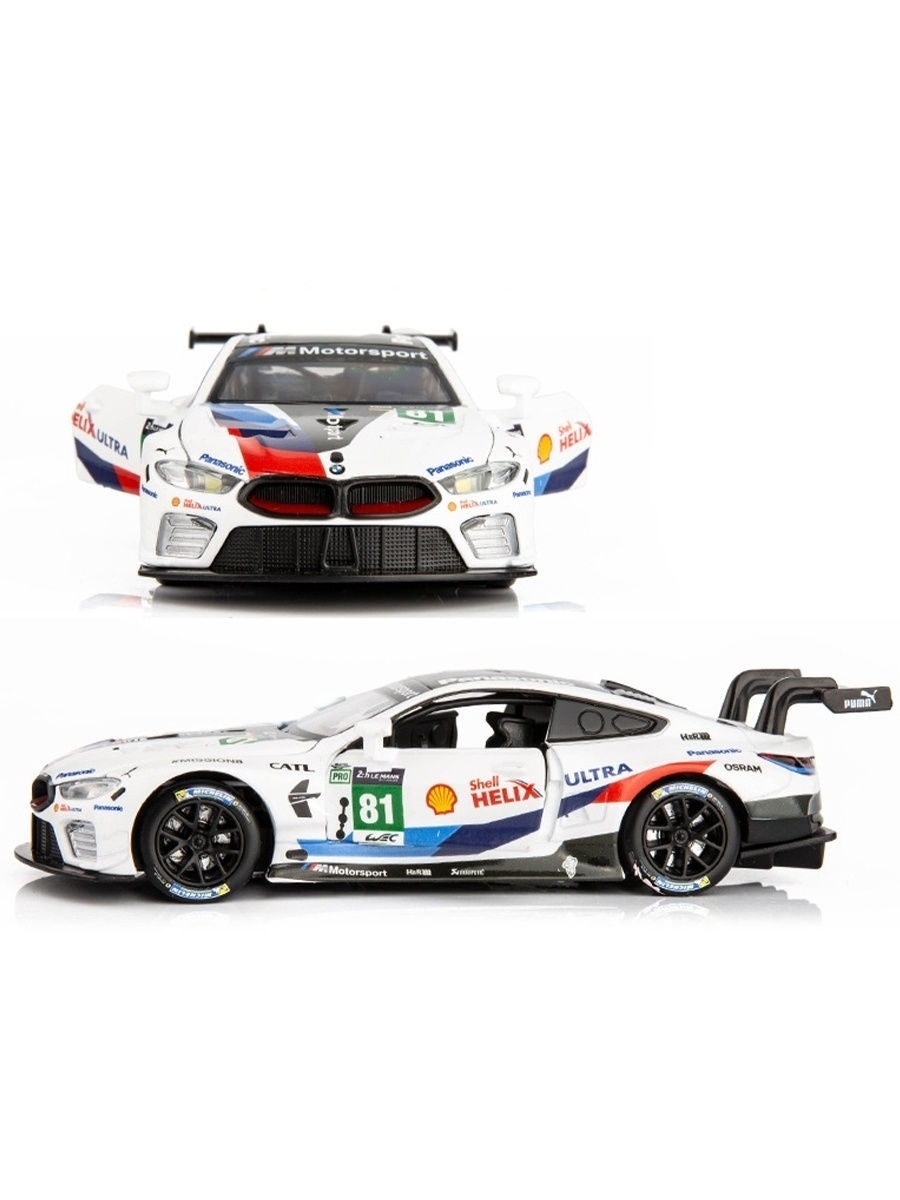 Масштабная модель автомобиля BMW M8 GTE в масштабе 1/32 white – купить в  Москве, цены в интернет-магазинах на Мегамаркет