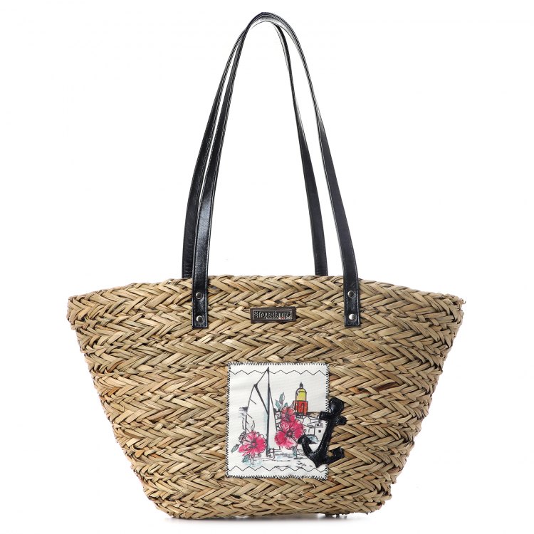 Пляжная сумка женская Les Tropeziennes AGA 11 бежевая