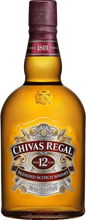 Виски "Chivas Regal" 12 Years Old, 1 л - купить в ВинЛаб, цена на Мегамаркет