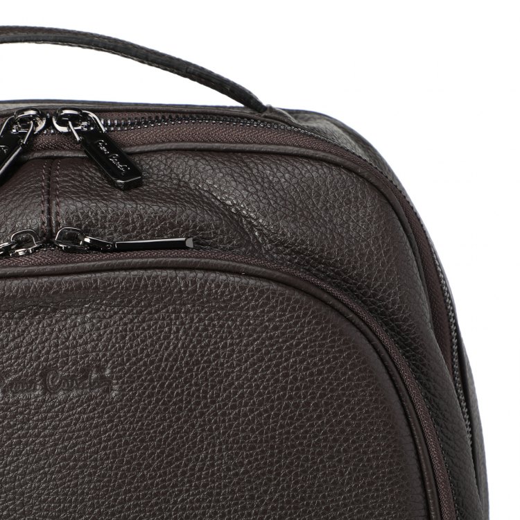 Рюкзак мужской Pierre Cardin 1630 серо-коричневый