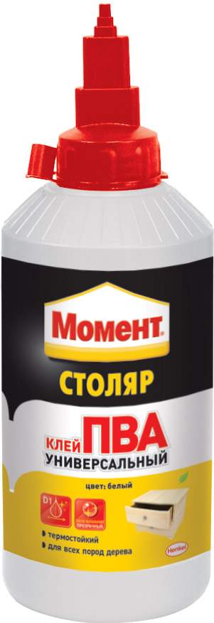 Клей Момент Столяр ПВА универсальный, 750 г - купить в Москве, цены на Мегамаркет