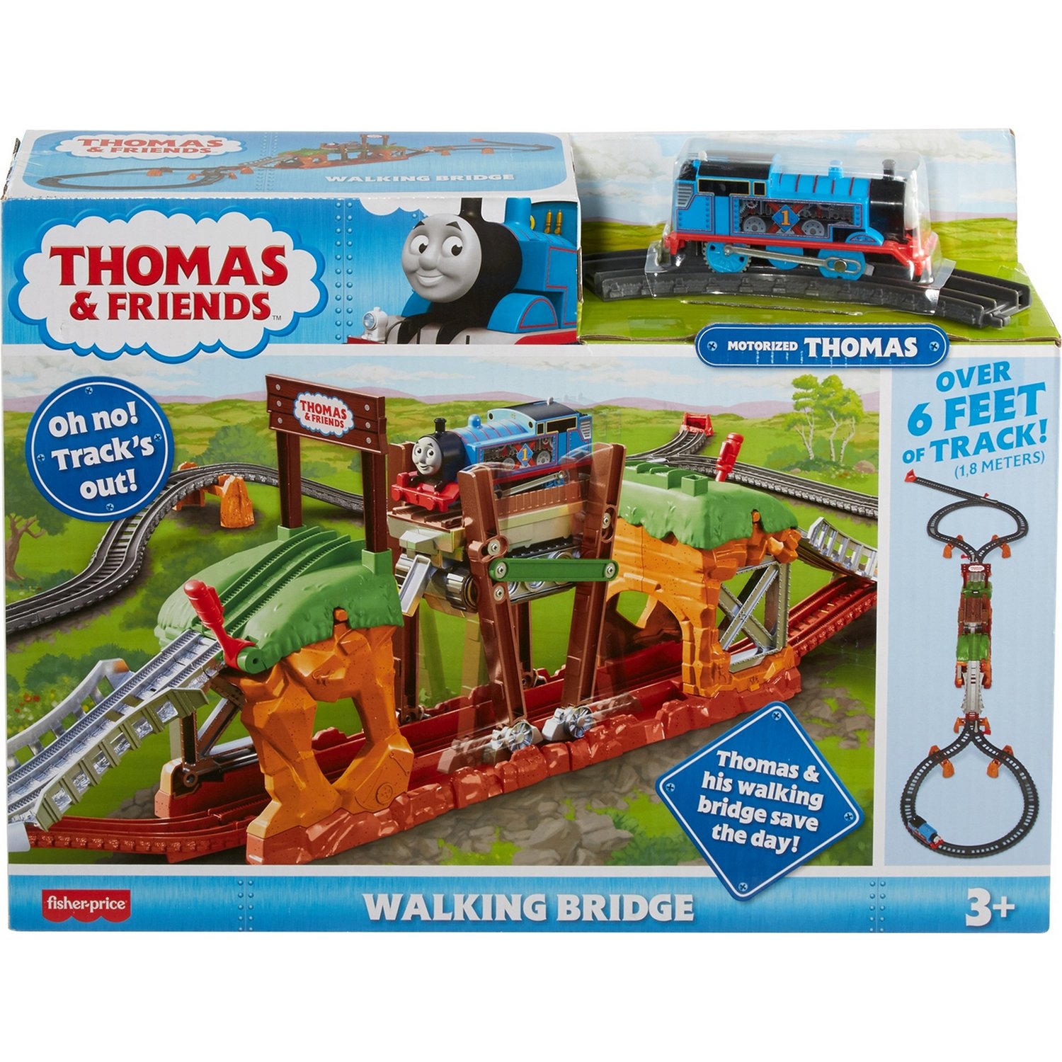 Игровой набор Mattel Thomas & Friends Трек-мастер Железная дорога Мост с  переправой GHK84 – купить в Москве, цены в интернет-магазинах на Мегамаркет