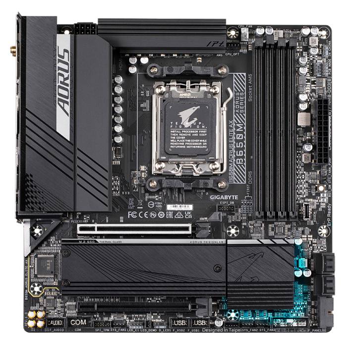 Материнская плата GIGABYTE B650M AORUS ELITE, купить в Москве, цены в интернет-магазинах на Мегамаркет