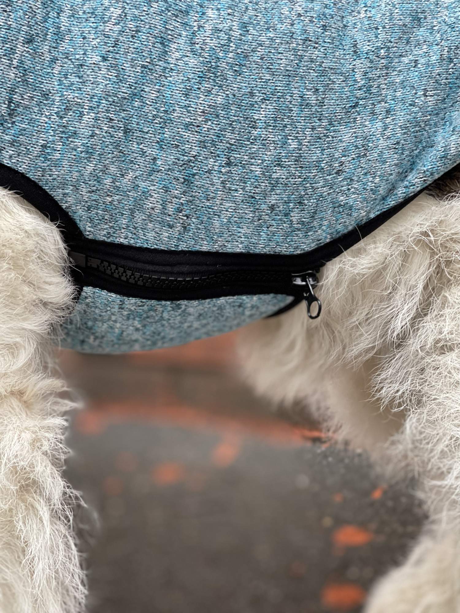 Свитер для собак Монморанси , унисекс, голубой, М, длина спины 36 см