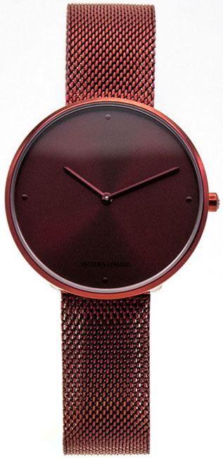 Наручные часы женские Jacques Lemans 1-2056Q красные