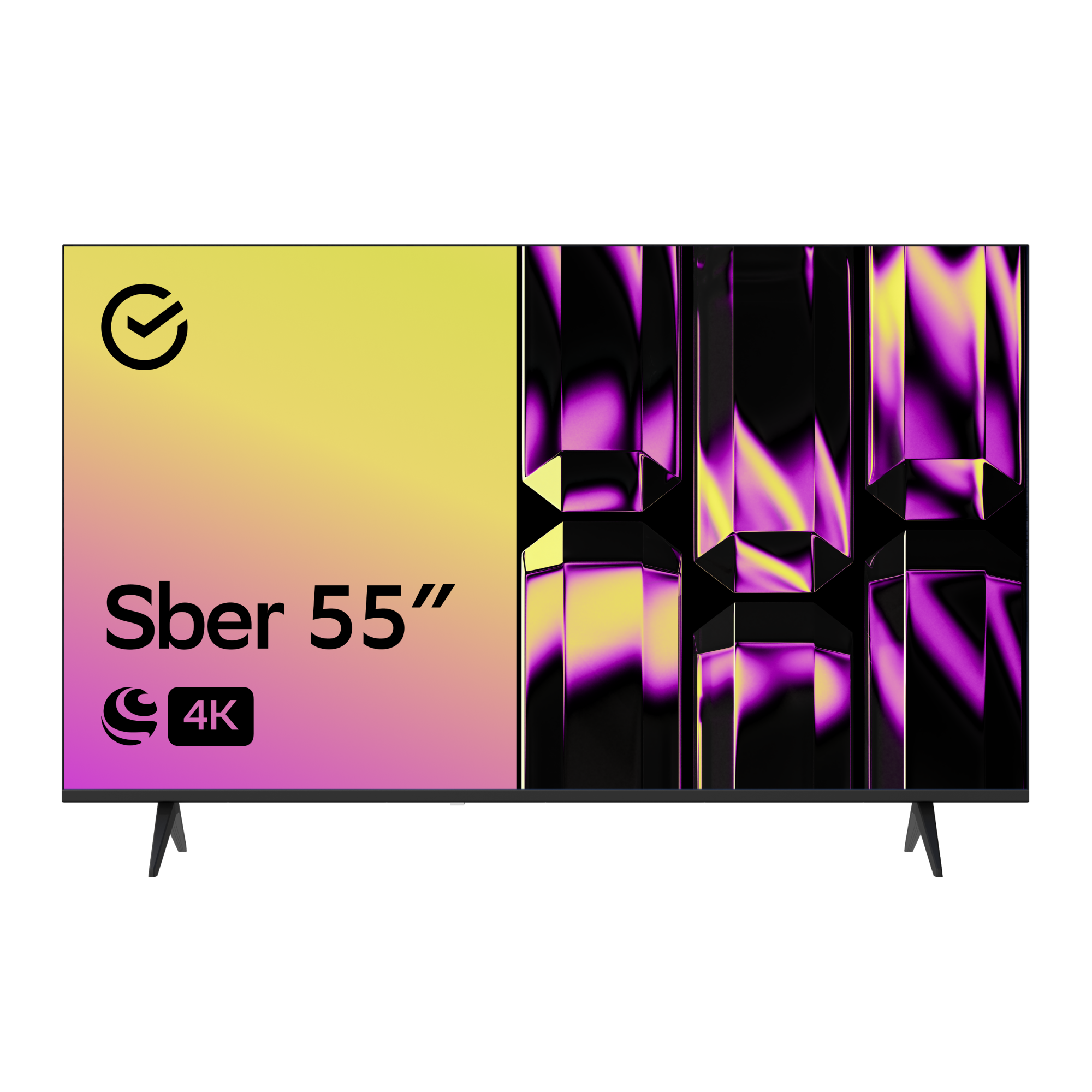 Телевизор Sber SDX-55U4126, 55"(139 см), UHD 4K RAM 1,5GB - купить в DISNEY SHOP, цена на Мегамаркет
