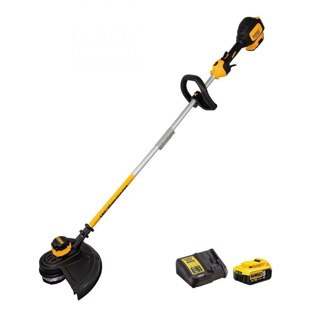 Аккумуляторный садовый триммер DeWalt DCM561P1S 610436 18 В АКБ и ЗУ в комплекте - купить в Кум-Тигей инструмент, цена на Мегамаркет