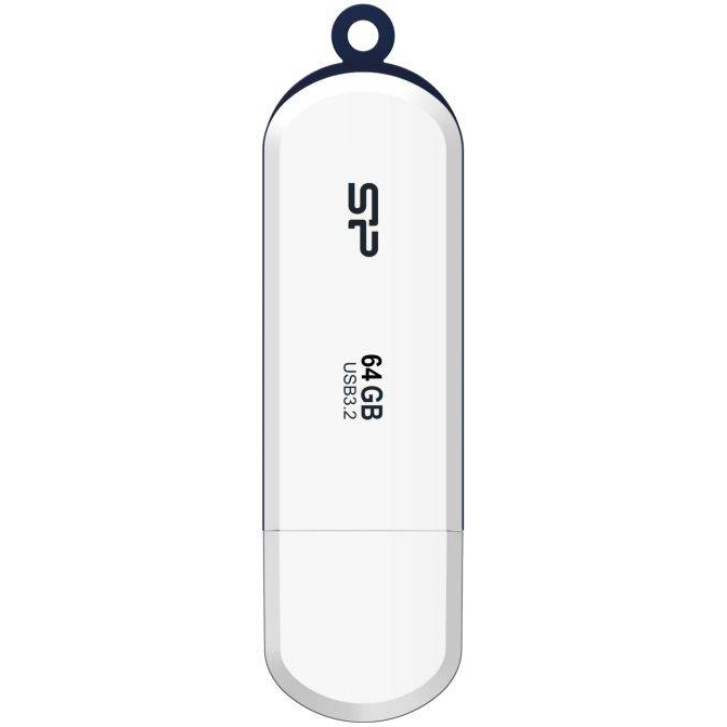 Накопитель USB Silicon Power Blaze B32 64Gb, USB 3.2, белый - купить в Мегамаркет Москва, цена на Мегамаркет