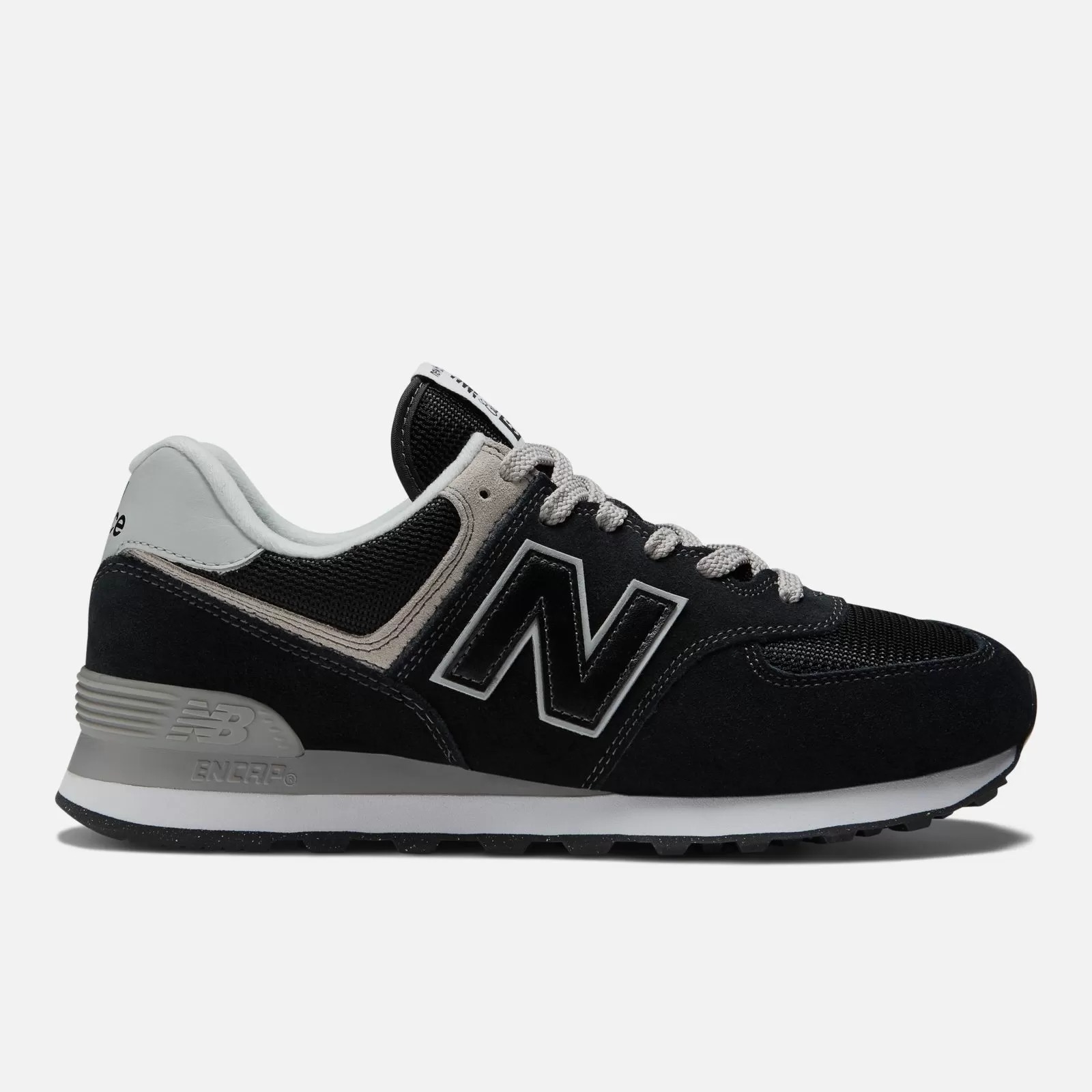 Кроссовки мужские New Balance New Balance 574 черные 9.5 US - купить в  SportPoint, цена на Мегамаркет