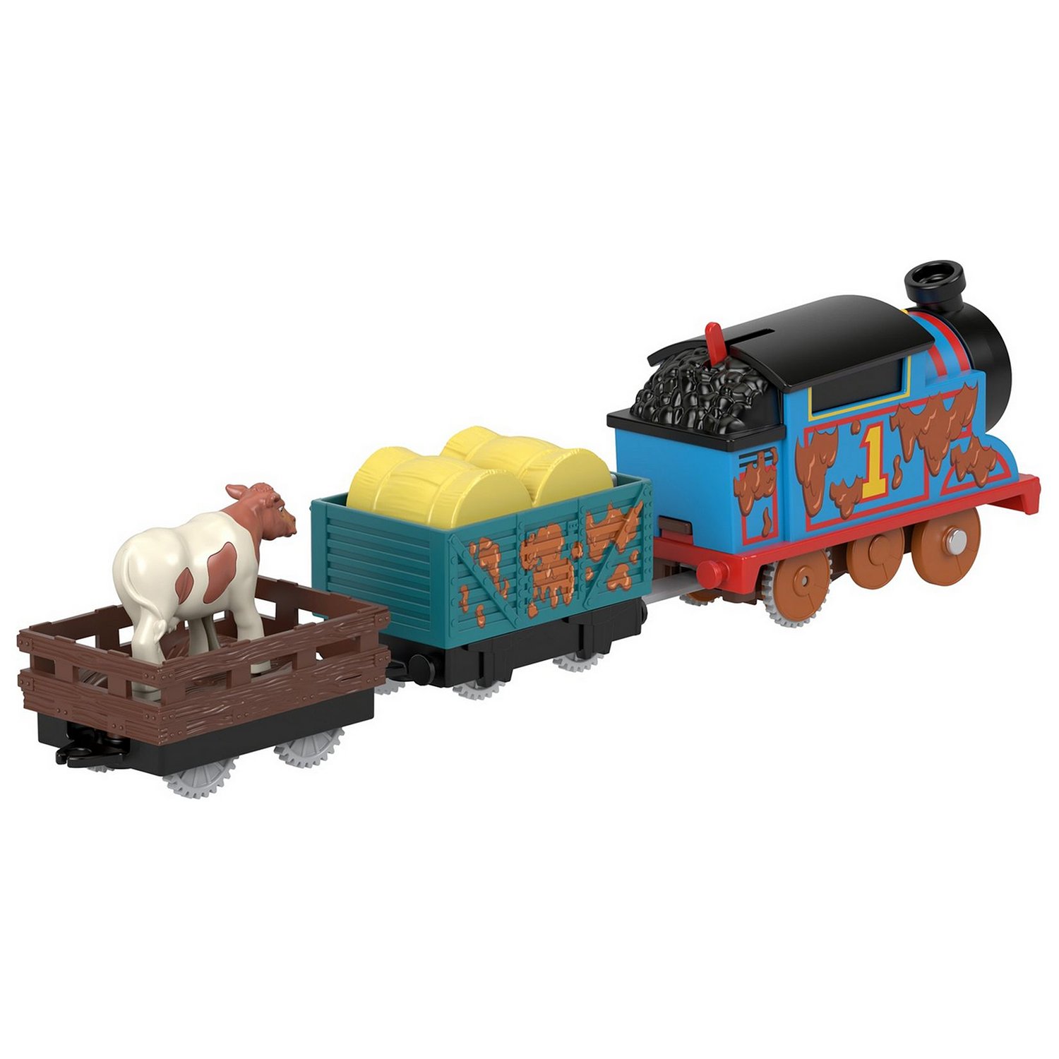 Паровозик Thomas & Friends Грязный Томас HFX97/HDY73 – купить в Москве,  цены в интернет-магазинах на Мегамаркет