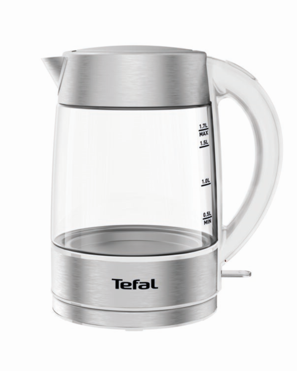 Чайник электрический Tefal KI772138 1.7 л прозрачный, белый – купить в Москве, цены в интернет-магазинах на Мегамаркет