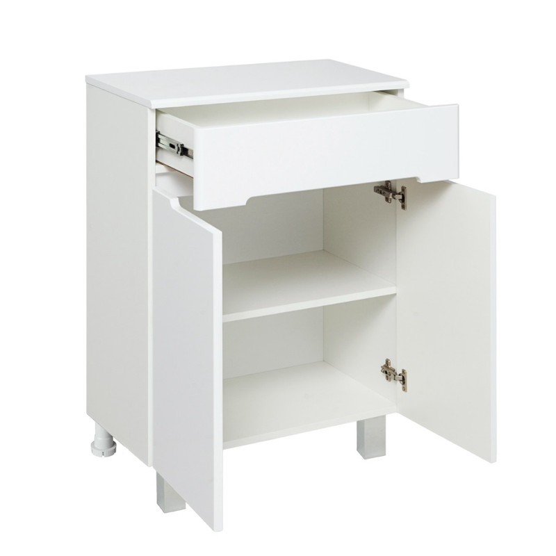 Тумба в ванную (полупенал) Runo Парма 60 купить в интернет-магазине ...