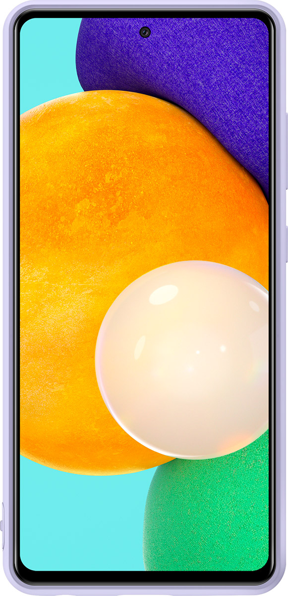 Чехол Samsung Silicone Cover для Galaxy A52 Purple (EF-PA525TVEGRU)