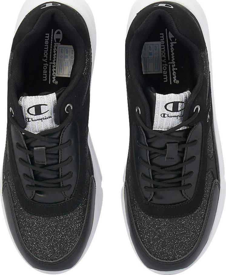 Кроссовки женские Champion Legacy Sport Inspired Low Cut Shoe Cls черные 39 EU