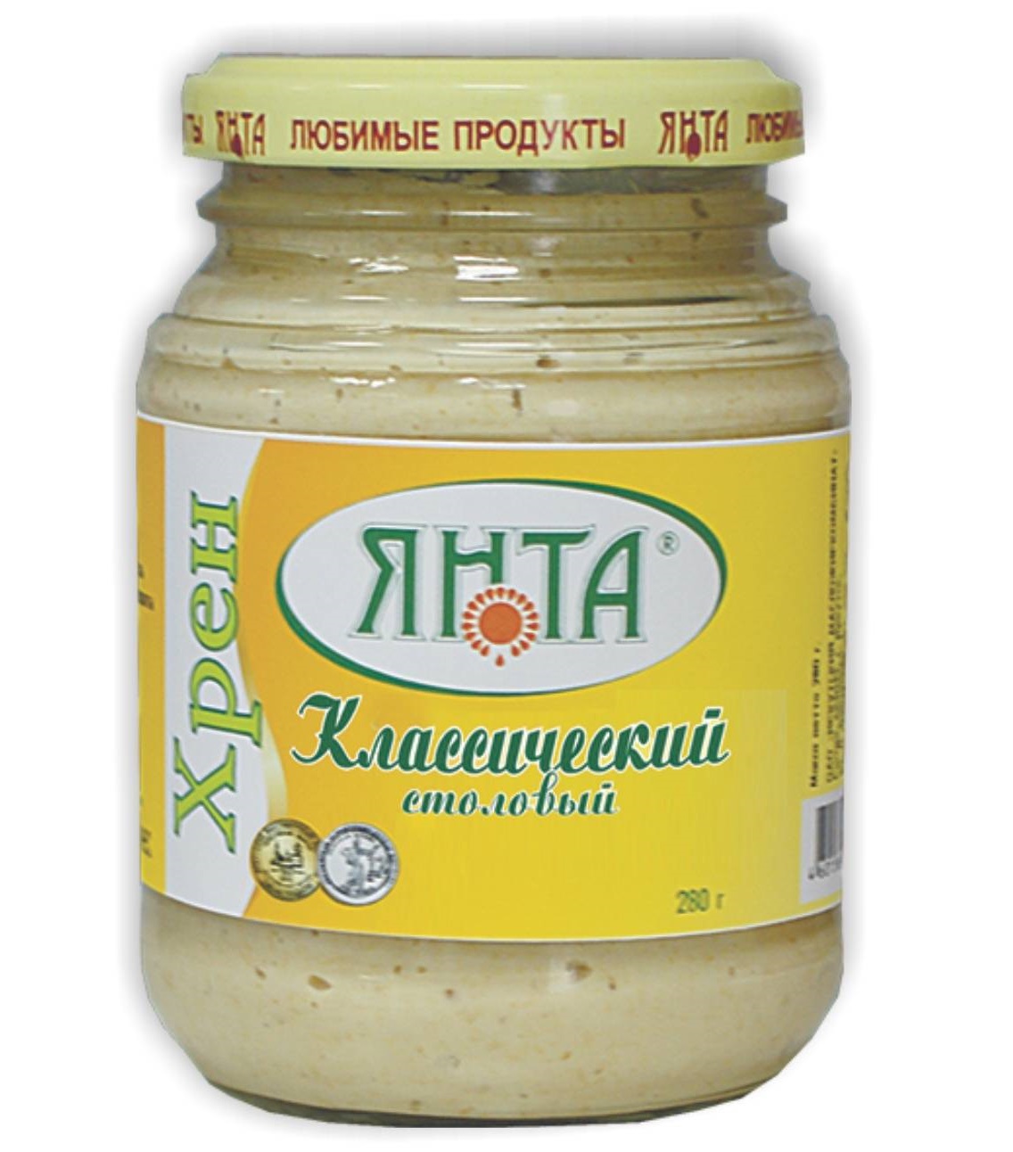 Хрен янта классический столовый, 260г. Паста из хрена. Хрен классический. Тертый хрен в баночках. Из хрена.