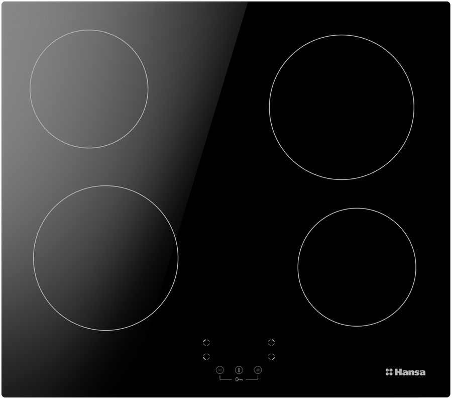 Встраиваемая варочная панель электрическая Hansa BHC63313 черный, купить в Москве, цены в интернет-магазинах на Мегамаркет