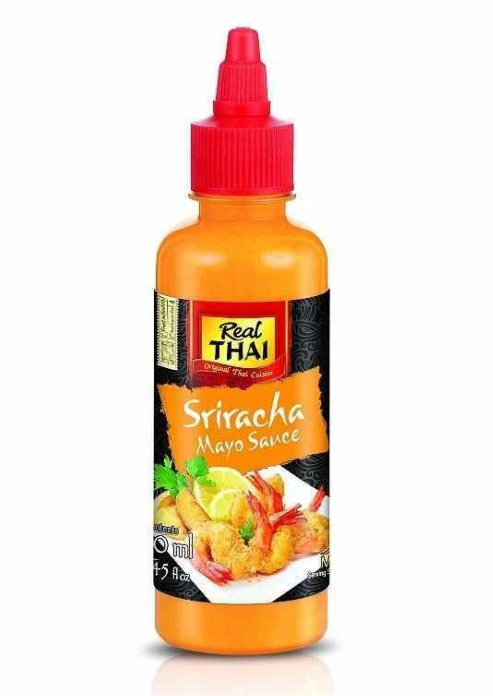 Exotic food sriracha mayo sauce