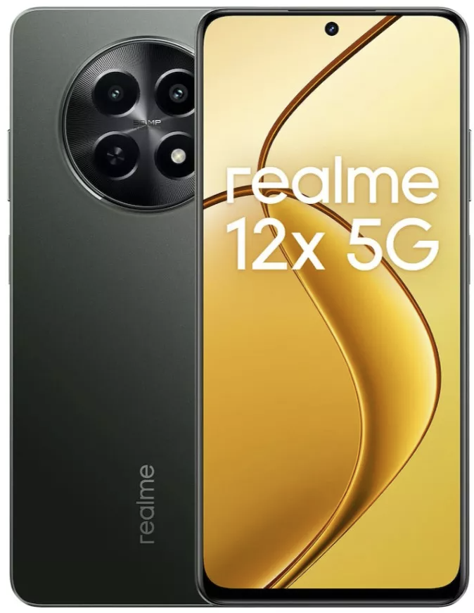 Смартфон Realme 12x 5G 8/256GB Black (RMX3998) - купить в Tehnozona.spb, цена на Мегамаркет