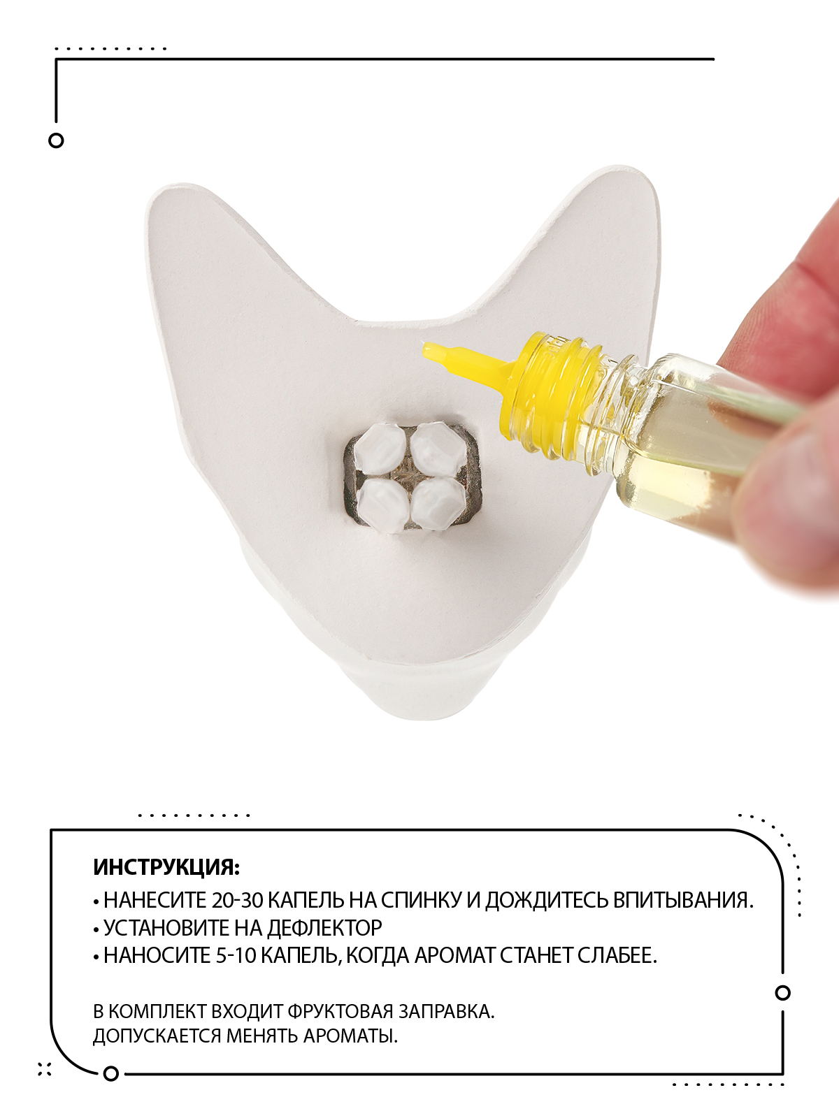 Многоразовый ароматизатор в машину/ ароматизатор на дефлектор/подарочный  набор КОШКА - купить в Москве, цены на Мегамаркет | 600005081121