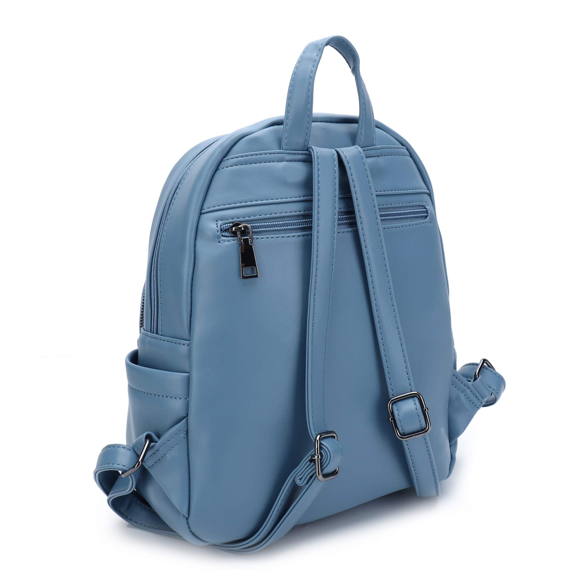 Рюкзак женский OrsOro ORW-0204 серо-голубой