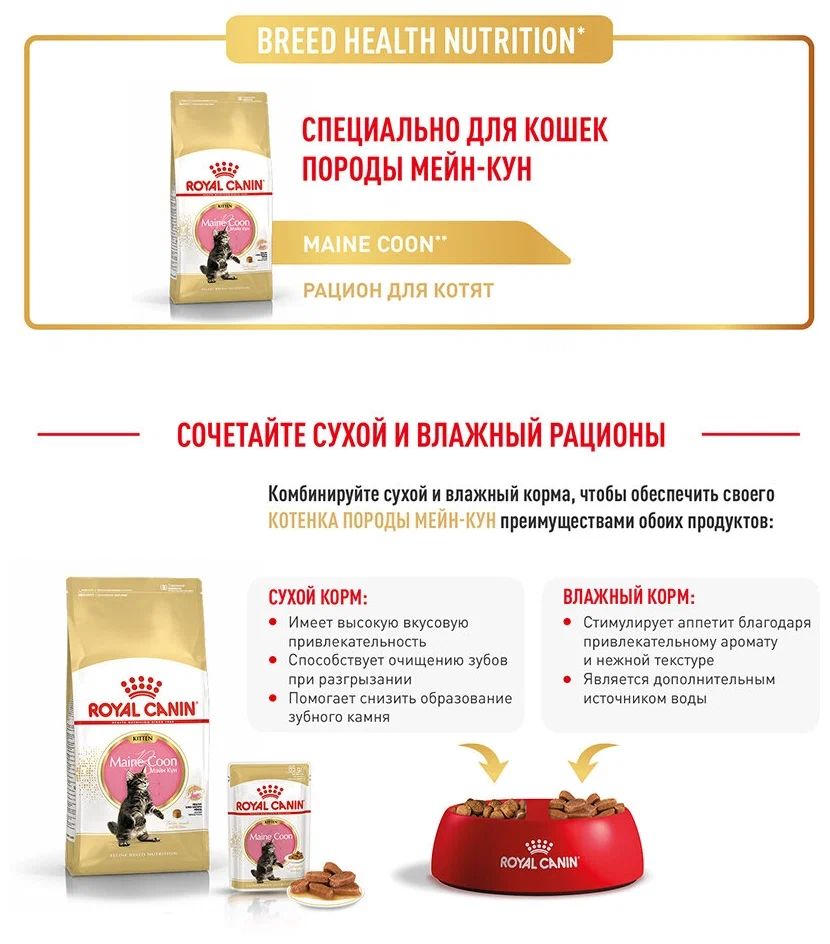 Royal Canin Maine Coon 2 Кг Купить