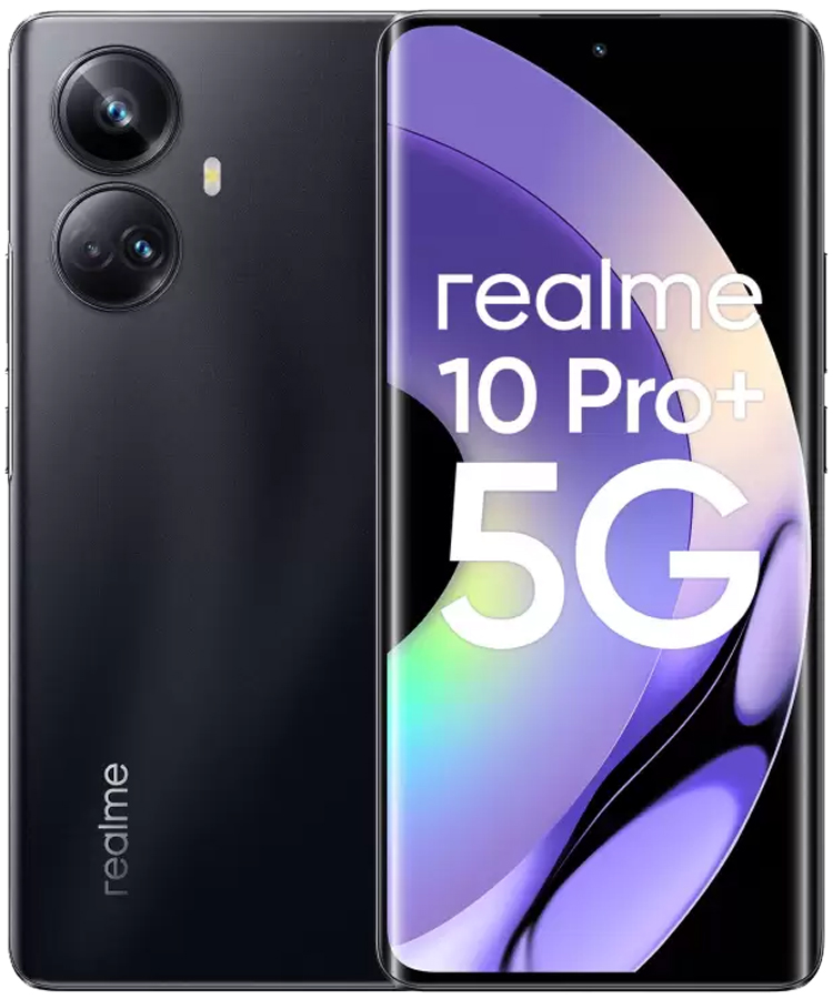 Смартфон Realme 10 Pro+ 12/256GB Dark Matter (RMX3686), купить в Москве, цены в интернет-магазинах на Мегамаркет