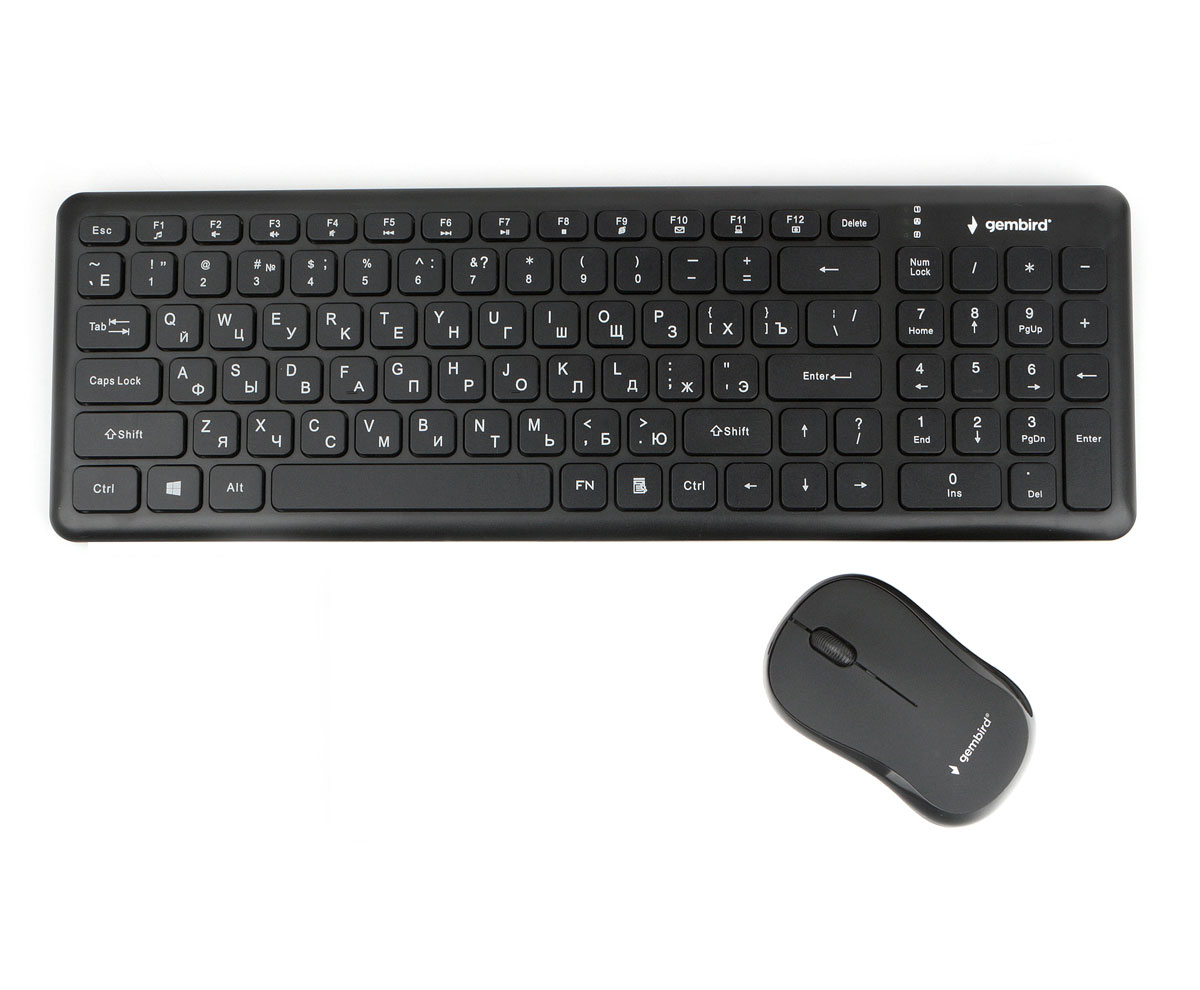 Беспроводной комплект клавиатура + мышь Gembird KBS-9200 - купить в Клавторг, цена на Мегамаркет