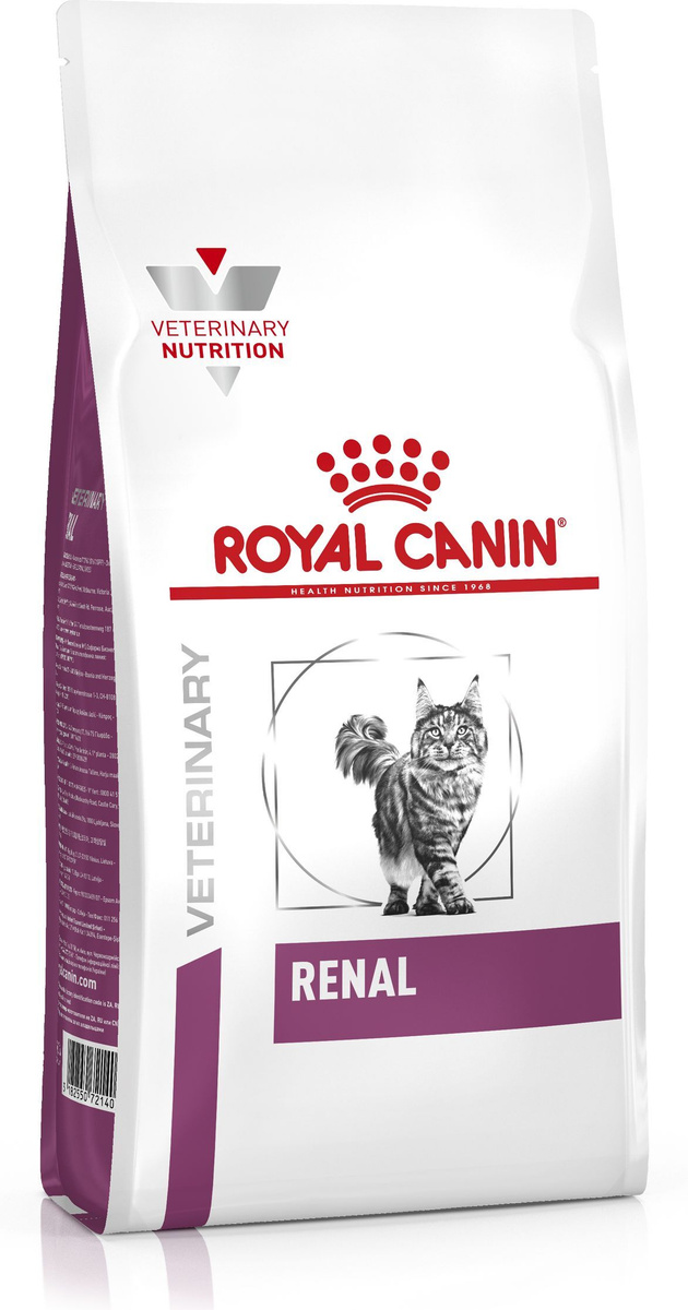 Сухой корм для кошек ROYAL CANIN Renal, при заболевании почек, птица, 2кг – купить в Москве, цены в интернет-магазинах на Мегамаркет