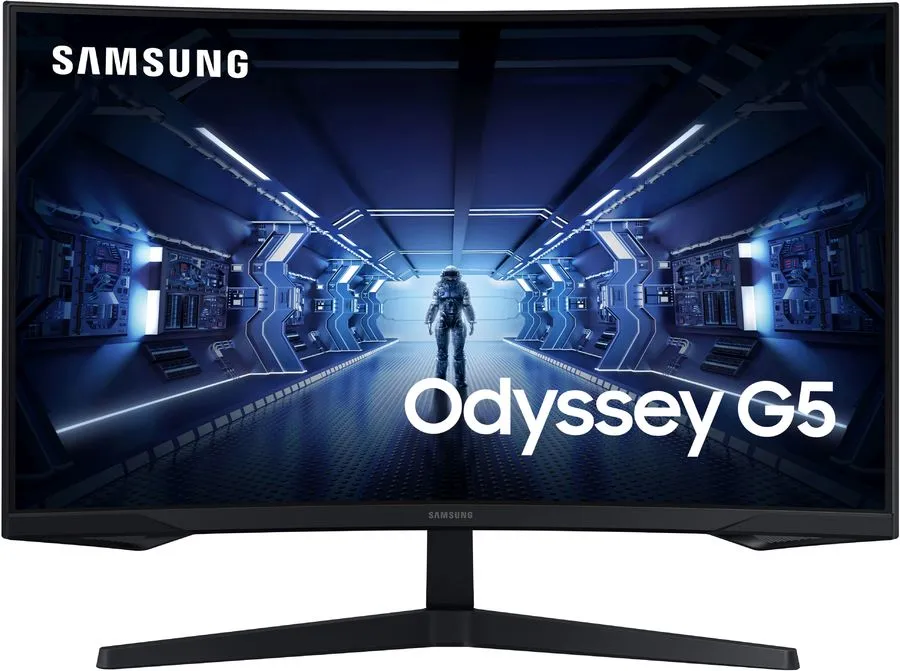 32" Монитор Samsung Odyssey G5 C32G55TQBI Black 144Hz 2560x1440 VA, купить в Москве, цены в интернет-магазинах на Мегамаркет