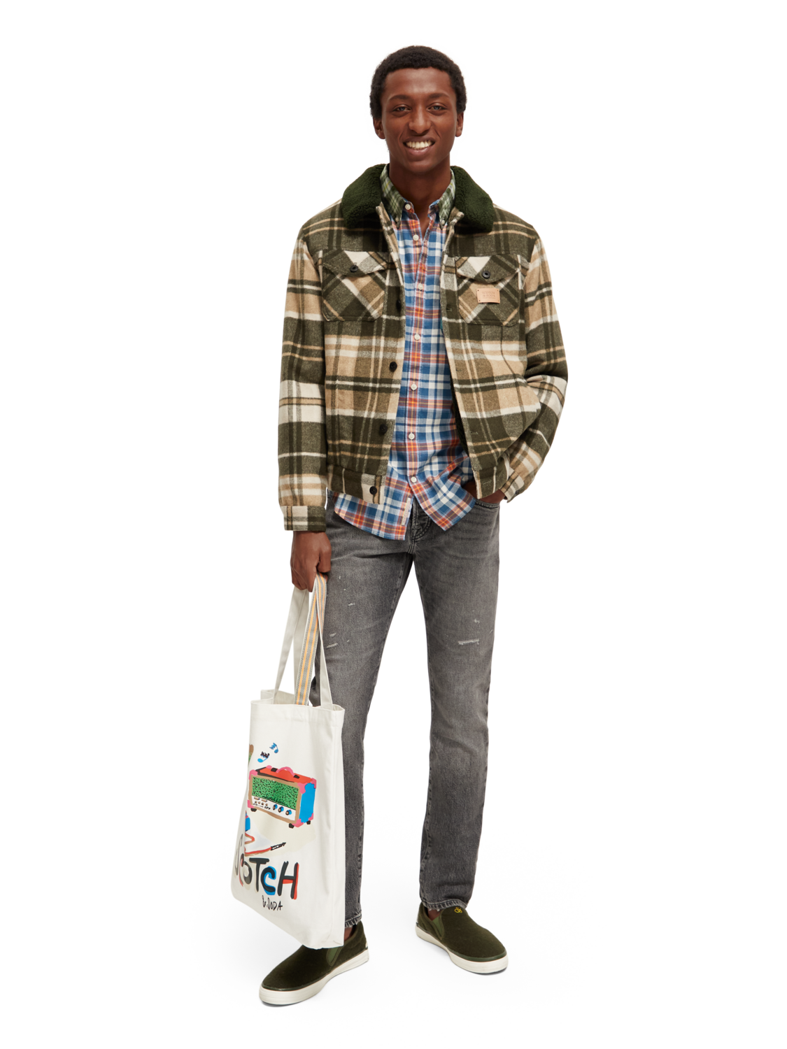 Куртка мужская Scotch & Soda 174110/6575 зеленая L – купить в