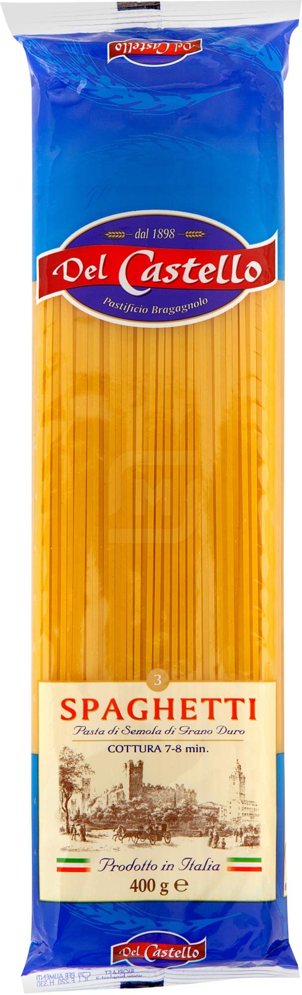 Макаронные изделия Del Castello Spaghetti 400 г