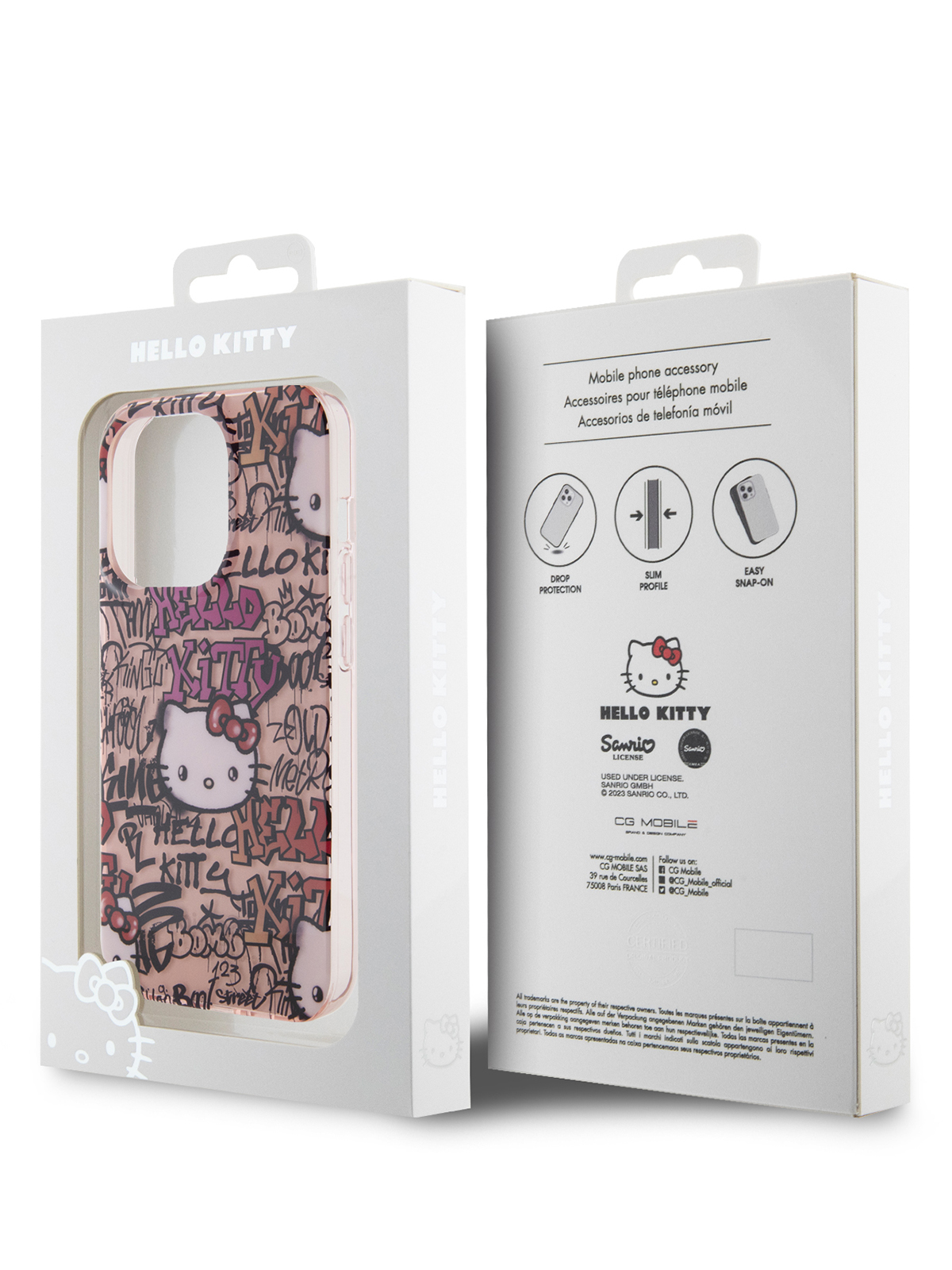 Чехол Hello Kitty для iPhone 15 Pro Max ударопрочный с принтом Graffiti  Tags розовый, купить в Москве, цены в интернет-магазинах на Мегамаркет