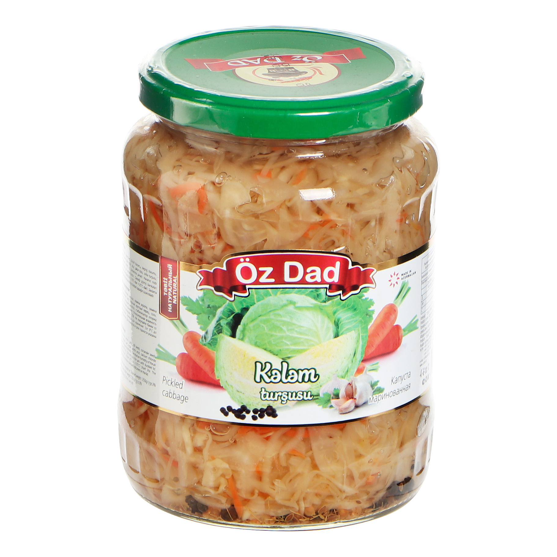 Капуста Oz Dad маринованная 720 г