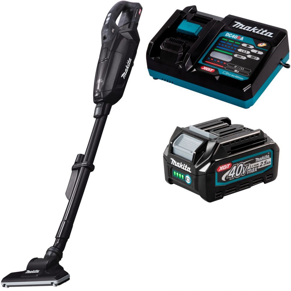 Пылесос аккумуляторный Makita CL002G03D101 40В XGT-1200л/м-210 мбар, акк  2,5Ач и з/у - купить в Makitasib, цена на Мегамаркет