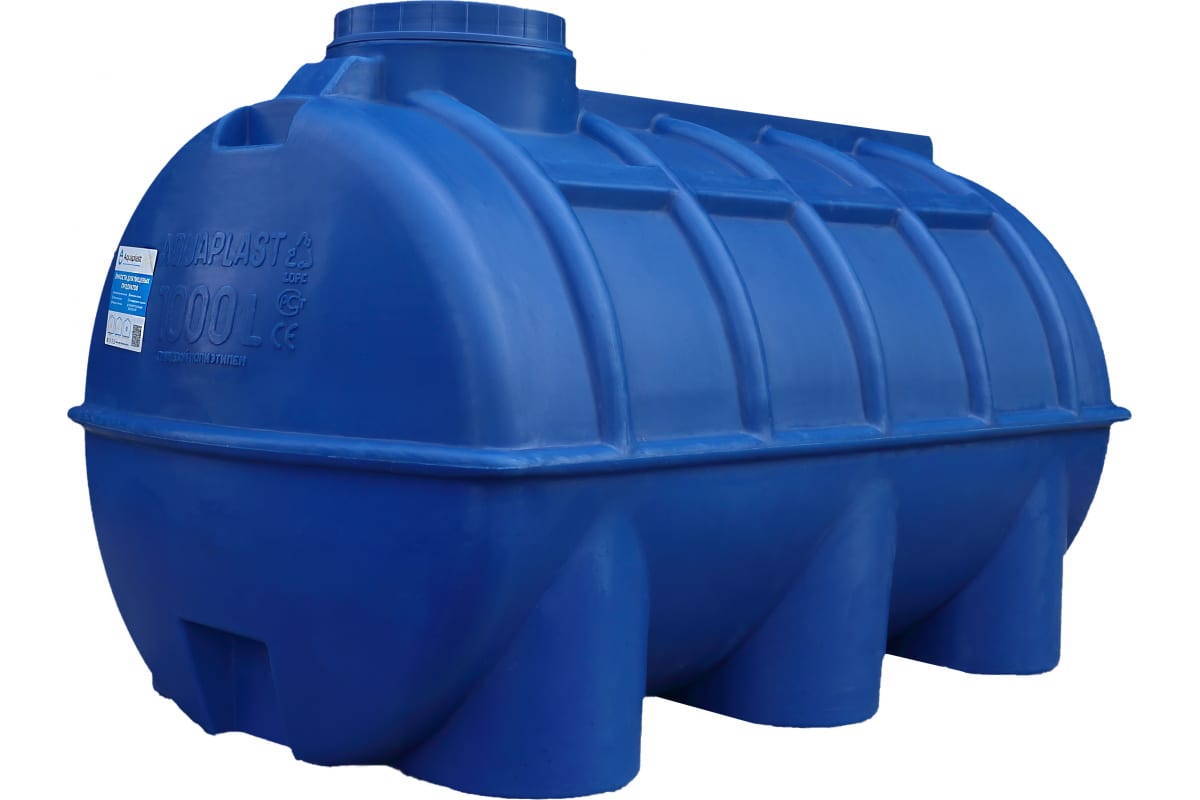 Емкость для воды Аквапласт ОГ 1000, горизонтальная - купить в Аквапласт, цена на Мегамаркет