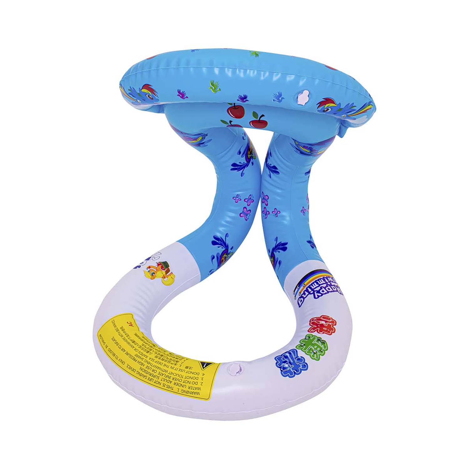 Плавательный жилет Solmax детский, надувной жилет-восьмерка, синий SM06995 р. S