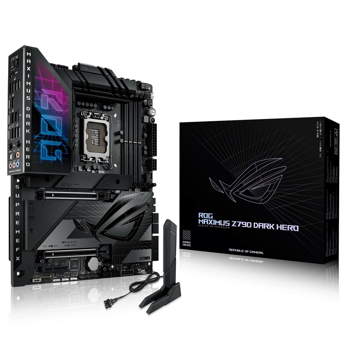 Материнская плата ASUS ROG Maximus Z790 DARK Hero (90MB1F90-M0EAY0) - купить в Getsy, цена на Мегамаркет