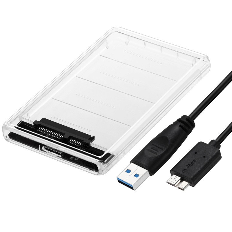 Корпус для жесткого диска прозрачный SATA 2,5 - USB 3.0 (4698) - купить в 2emarket (со склада МегаМаркет) (со склада МегаМаркет), цена на Мегамаркет