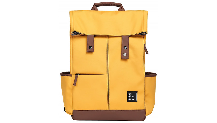 Рюкзак унисекс Xiaomi 90 Points Vibrant College Casual Backpack Yellow - купить в Москве, цены на Мегамаркет | 600004221697