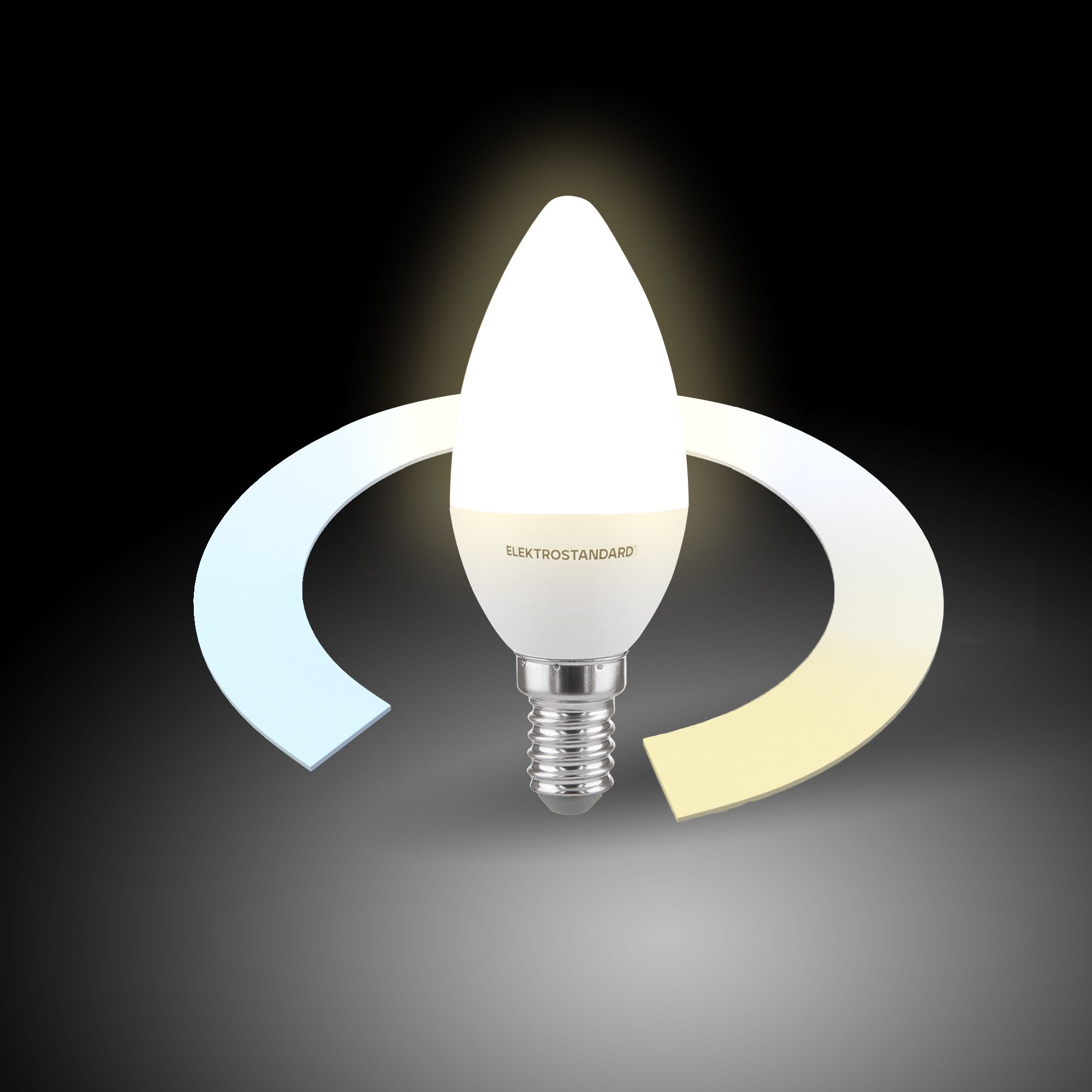 Умная лампа Elektrostandard Свеча LED C37 Е14 5W 3300К-6500К CCT+DIM BLE1438 Minimir Home