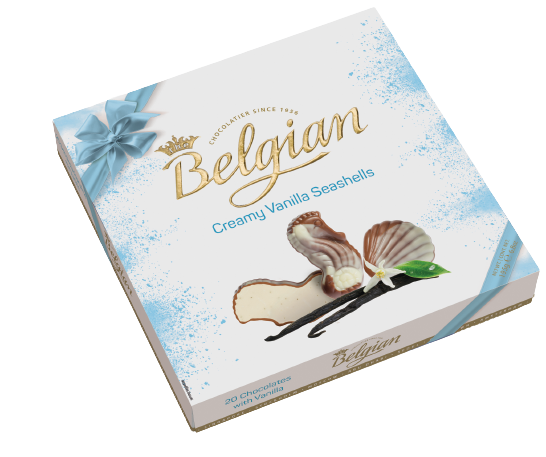 Набор шоколадных конфет The Belgian Дары моря с ванильной начинкой 195 г