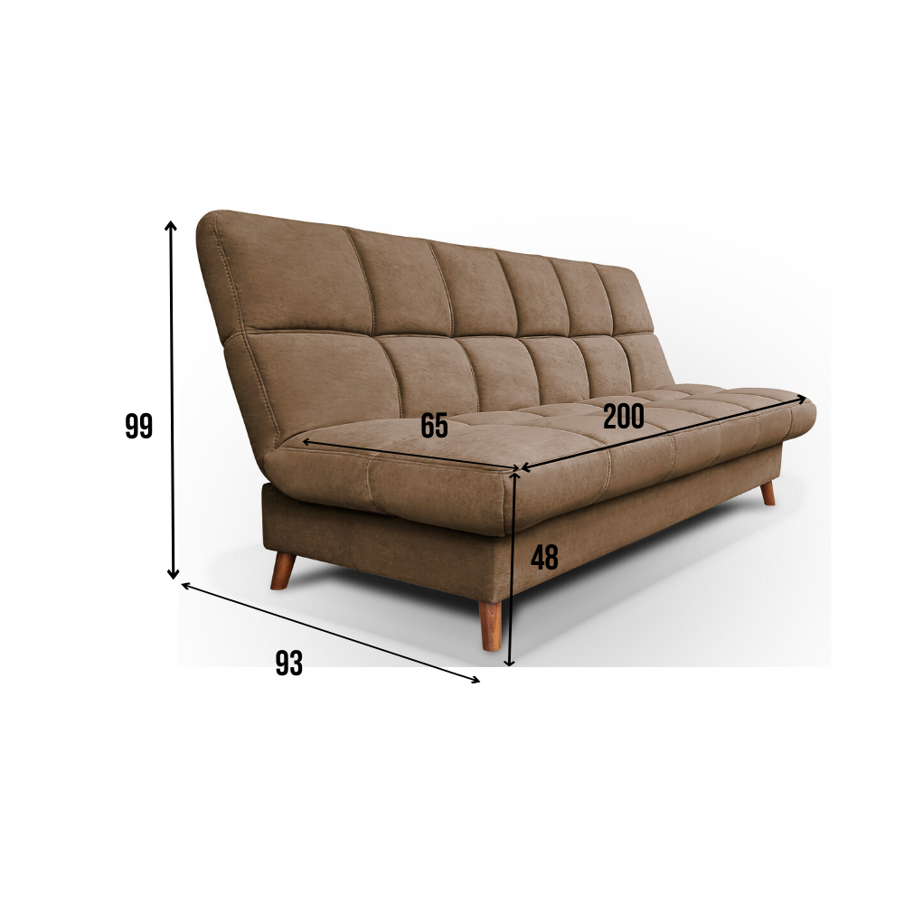 Диван кровать 160х200 без подлокотников
