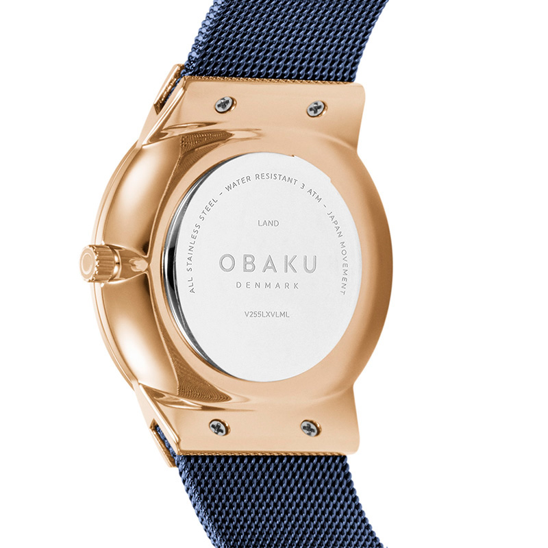 Наручные часы женские Obaku V255LXVLML синие