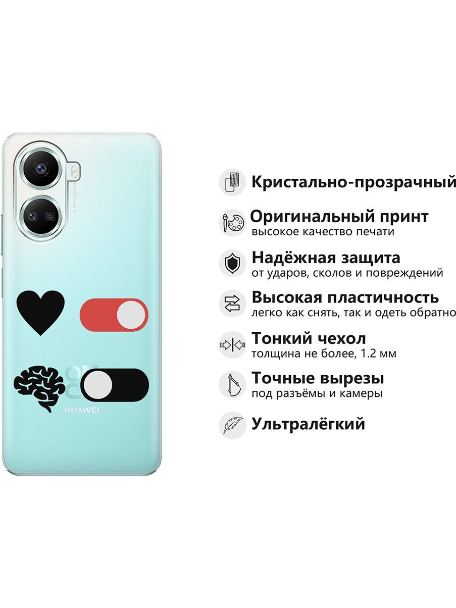 Чехол на Huawei nova 10 SE с 3D принтом 