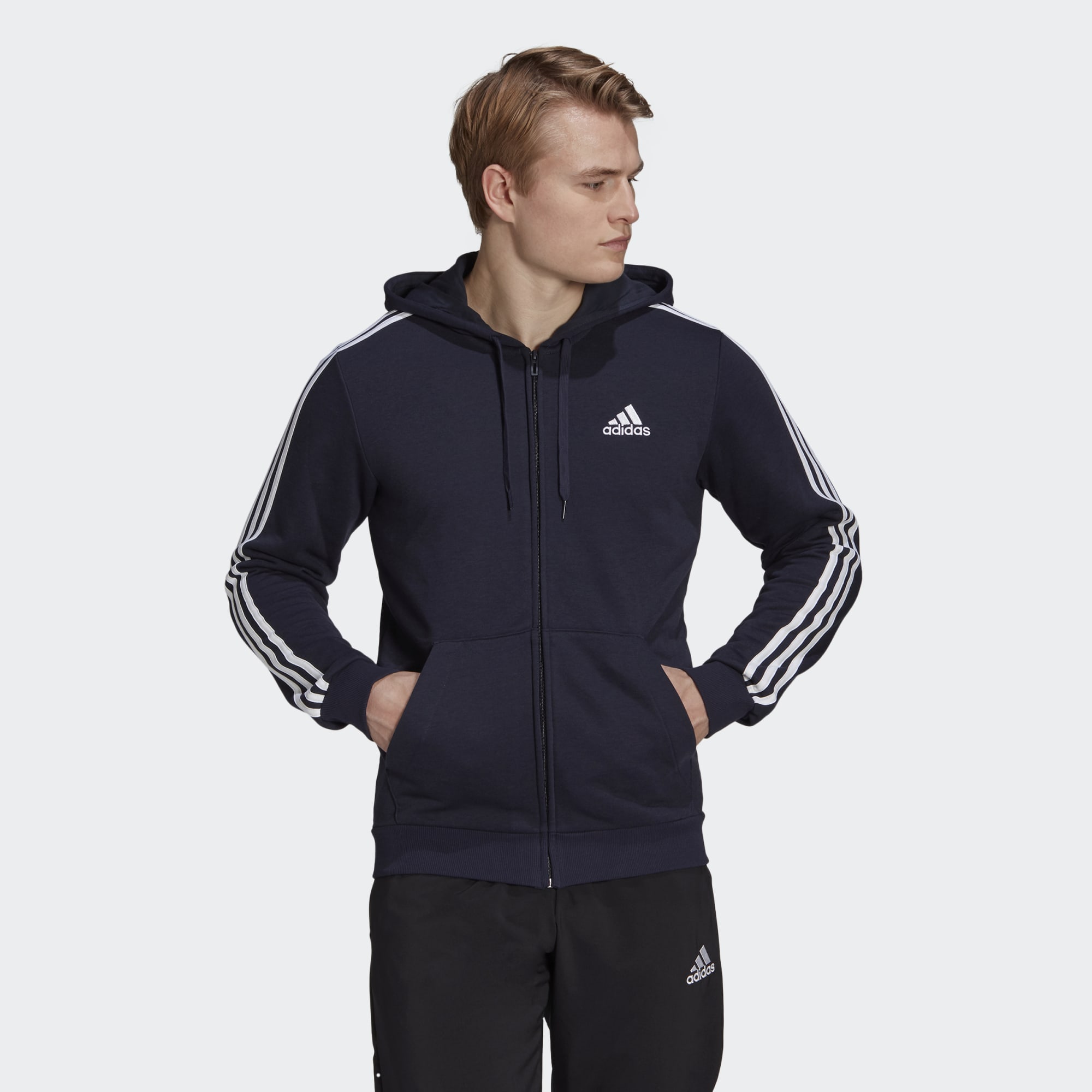 Толстовка мужская Adidas GK903 синяя XL – купить в Москве, цены в интернет-магазинах на Мегамаркет