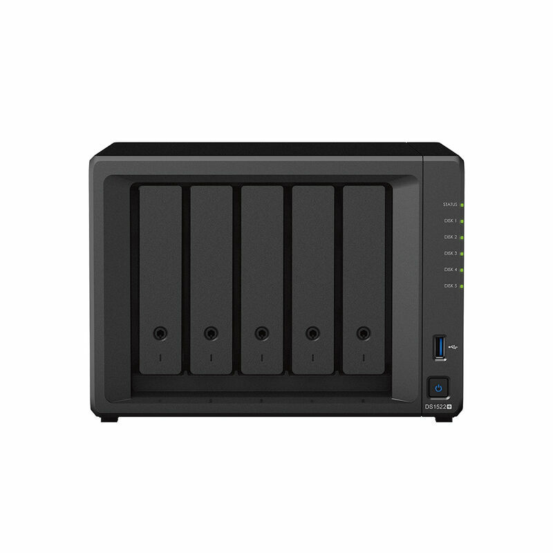 Сетевое хранилище Synology DS1522+, настольное, 5BAY, NO HDD, USB3, купить в Москве, цены в интернет-магазинах на Мегамаркет