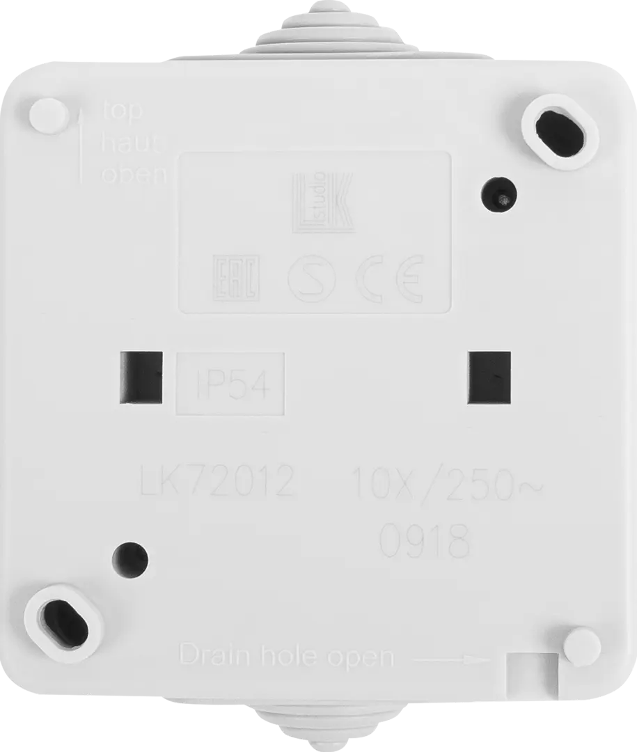 Переключатель накладной влагозащищенный LK Studio Aqua 1 клавиша IP54 ...